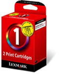 Lexmark Twin-Pack #1 Print Cartridges (80D2955)